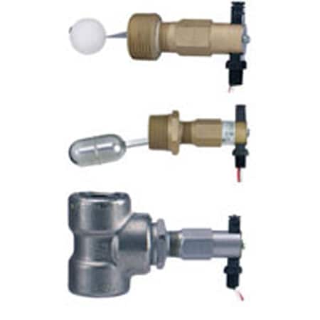 Mini Float Switches for Liquid Control, Brass/Stainless Steel, 1 in NPT