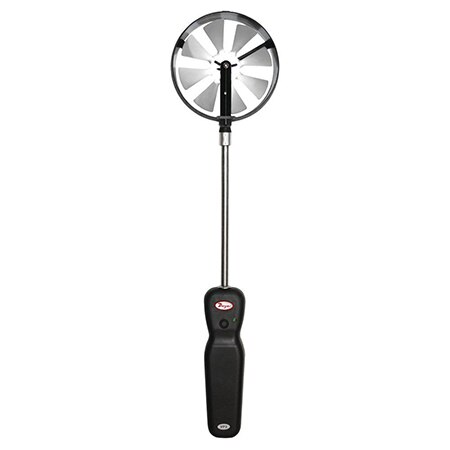 Wireless 100mm Vane Thermo-Anemometer Probe for HVAC Testing