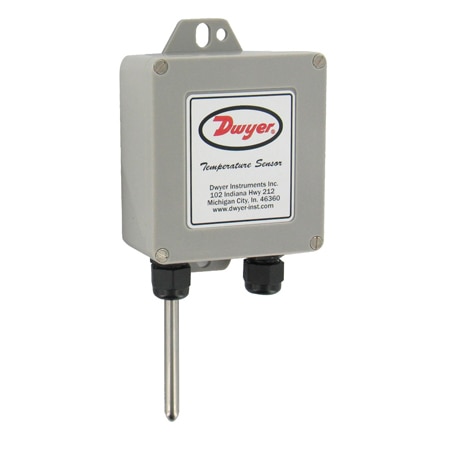 NEMA 4X Outdoor Air Temp Sensor for HVAC & Ag Ventilation, ±0.5 °C