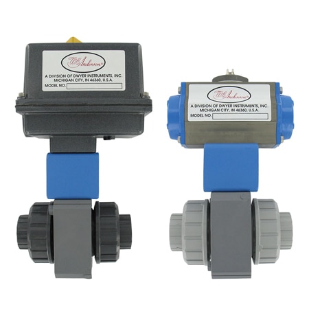 Automated Plastic Ball Valves for Industrial, Irrigation, & Pool Use