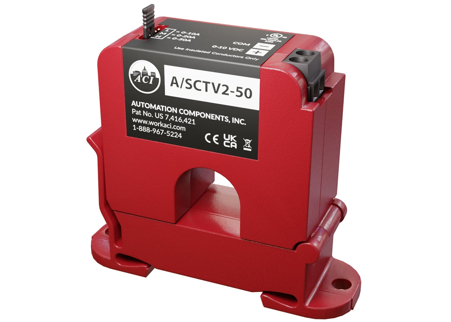 Analog Current Sensor, 0-5 VDC