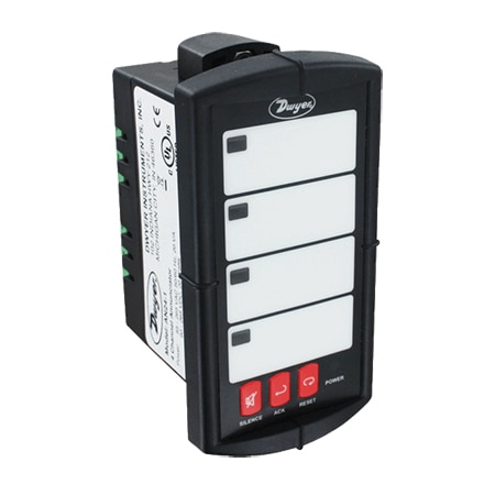 8-Input Alarm Annunciator with Audible/Visible Alerts