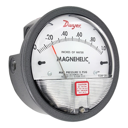 Low Differential Pressure Gauge – No Power Needed, IP67