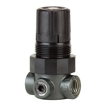Miniature Pressure Regulator for Air/Water – High Performance, Locking