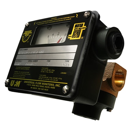 In-Line Variable Area Flowmeter, ¼-1 in Pipes, 0.25-30 GPM, Analog/HART