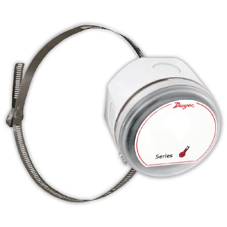 Weather-Resistant Surface Temp Sensor for HVAC & Water Loop Measurement