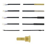 Digital Temp Switch Probes - Brass, PVC, SS Sheath for Various Applications