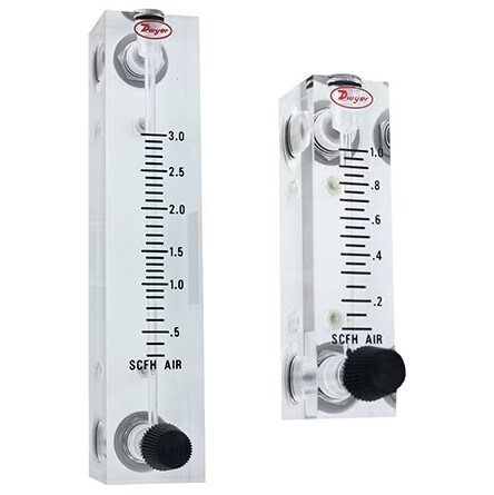Medidores de flujo acrílicos para gas/líquido