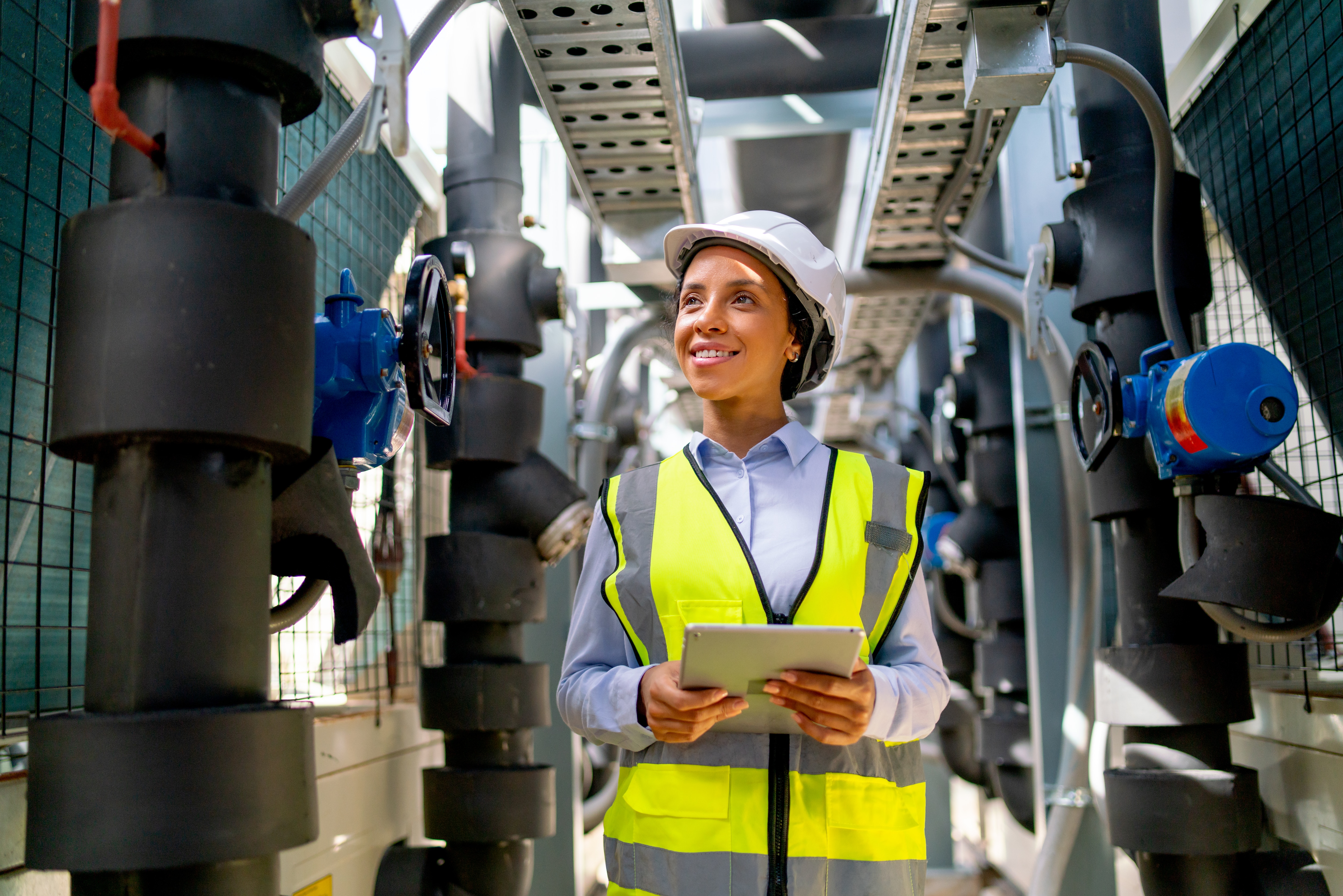 Female Engineer Working
