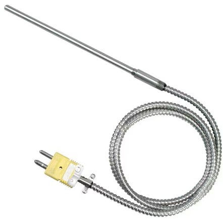 Termopares resistentes con cables blindados BX